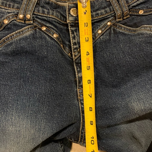 Lawman high rise western jean denim studs 28w - Picture 11 of 12